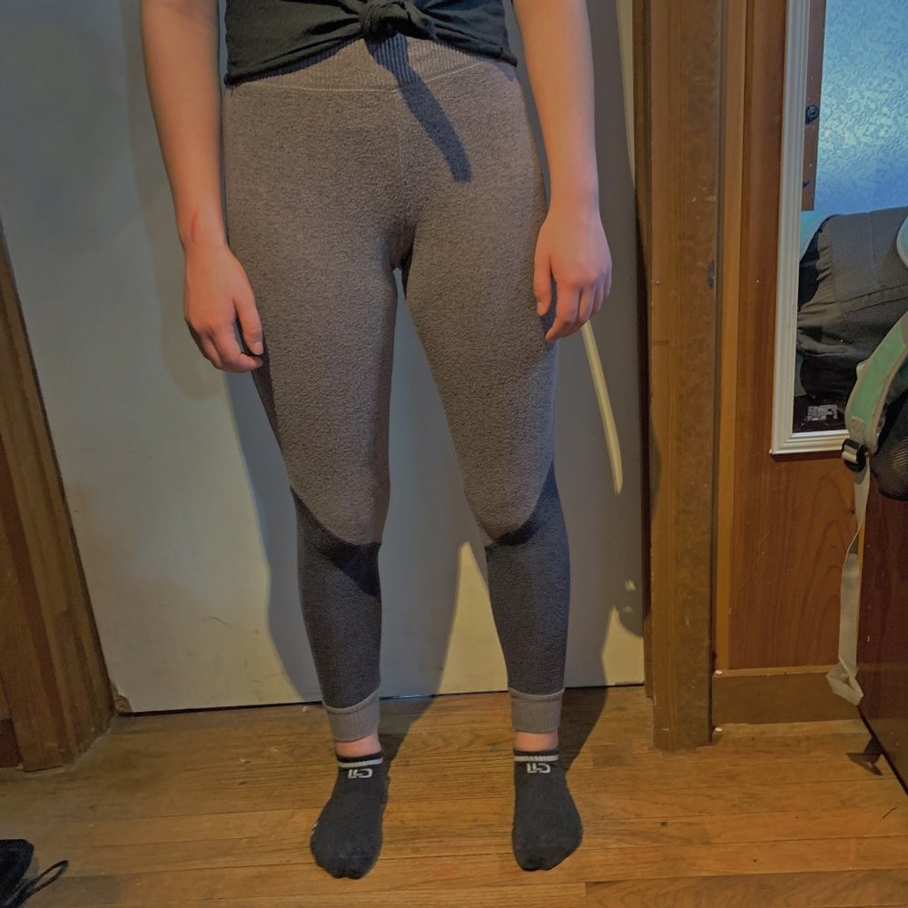Gray and Navy Blue Joggers